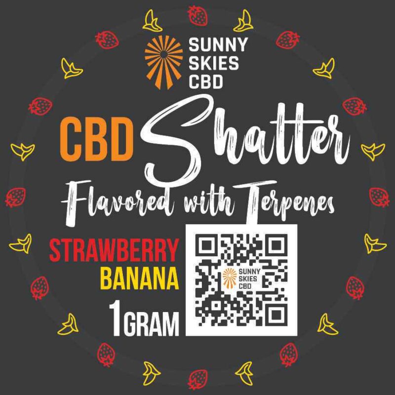 Sunny Skies CBD - CBD Shatter with Terpenes - Image 2